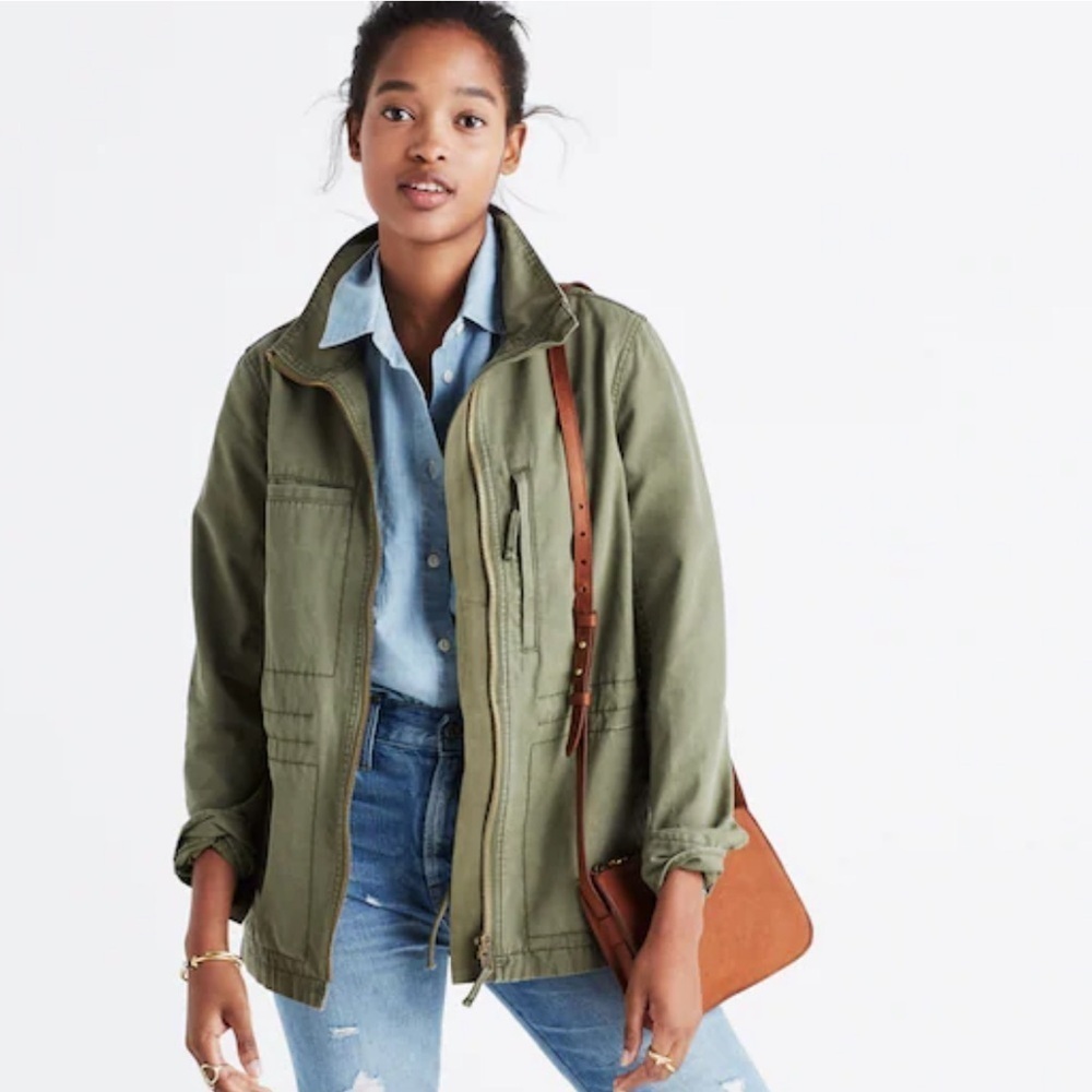 Madewell Fleet Cargo Jacket- Desert Olive